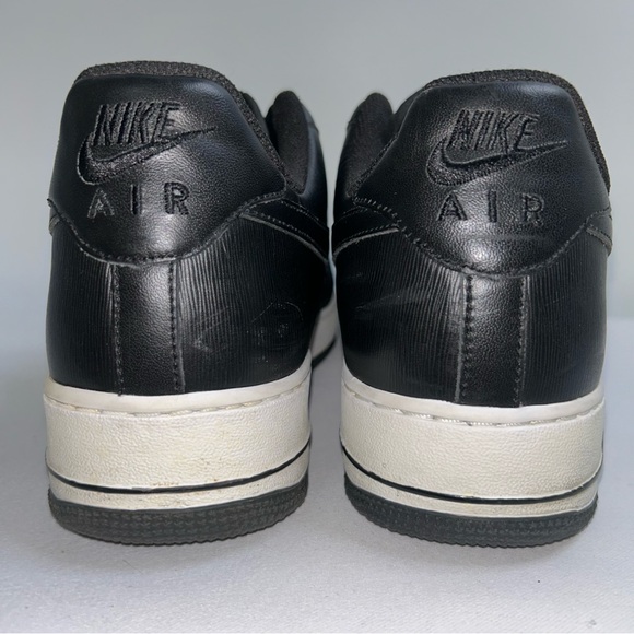 Nike Air Force 1 07' Vintage Men's Black Sneakers, 315122-036-Size 12-RARE 2010! - Picture 4 of 8
